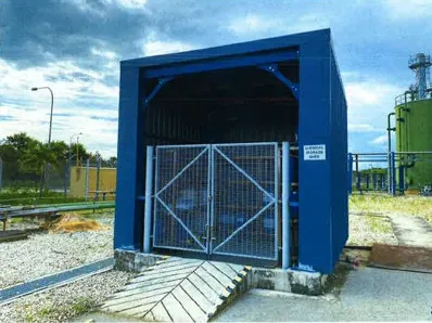 Chemical Storage Shed - R.A.K. Materials Consultants